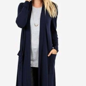 Navy duster